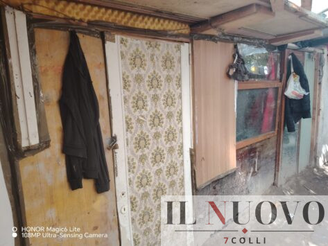 accampamento abusivo zona Marconi