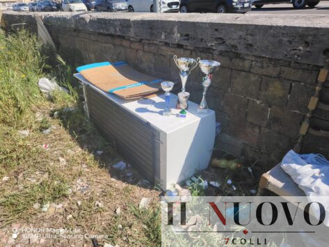 accampamento abusivo zona Marconi