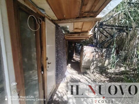 accampamento abusivo zona Marconi