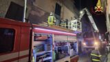 Riano, incendio nella notte: salvati mamma, papà e neonato