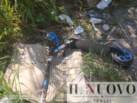 accampamento abusivo zona Marconi