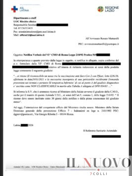 notifica verbale Asl