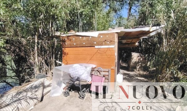 accampamento abusivo zona Marconi