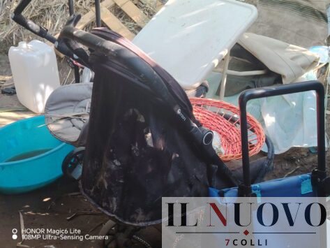 accampamento abusivo zona Marconi