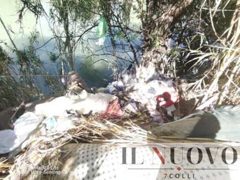 accampamento abusivo zona Marconi