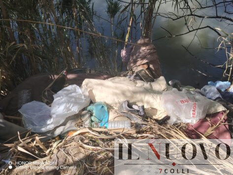 accampamento abusivo zona Marconi