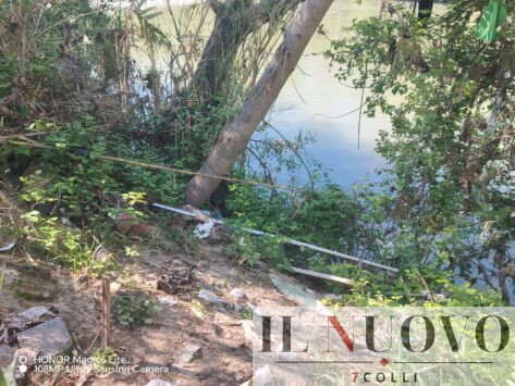 accampamento abusivo zona Marconi