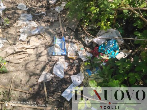 accampamento abusivo zona Marconi