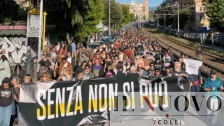 Roma, corteo contro lo stop del Campidoglio al trenino giallo: “Non siamo cittadini di serie B”