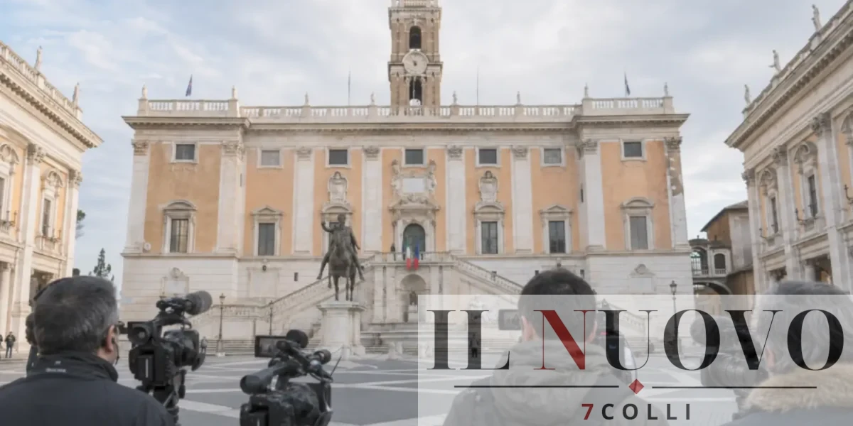 Roma, Campidoglio, foto generata con IA -