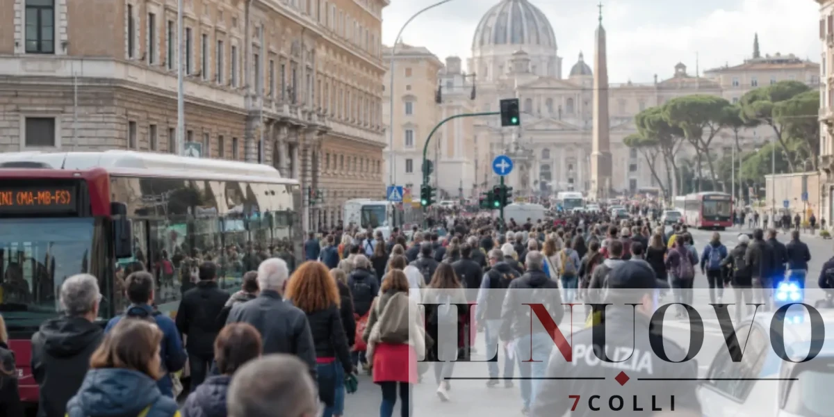 Roma, foto generata con IA