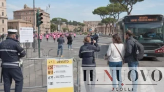 ‘Race for the Cure’, Roma si ferma: 38 linee bus deviate, strade chiuse e viabilità in crisi in centro