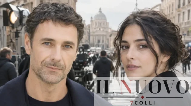 Raoul Bova e Giulia Bevilacqua a Roma per la serie Rai “One of Us”: il set arriva nel cuore di Trastevere