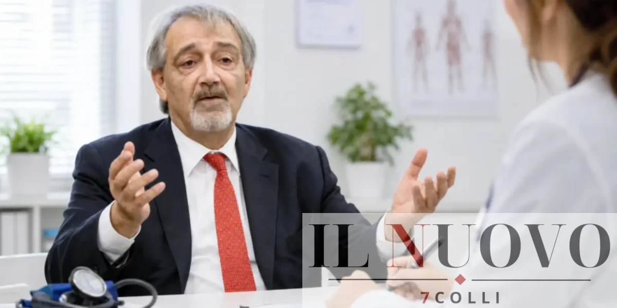 Rocca davanti a un medico di famiglia