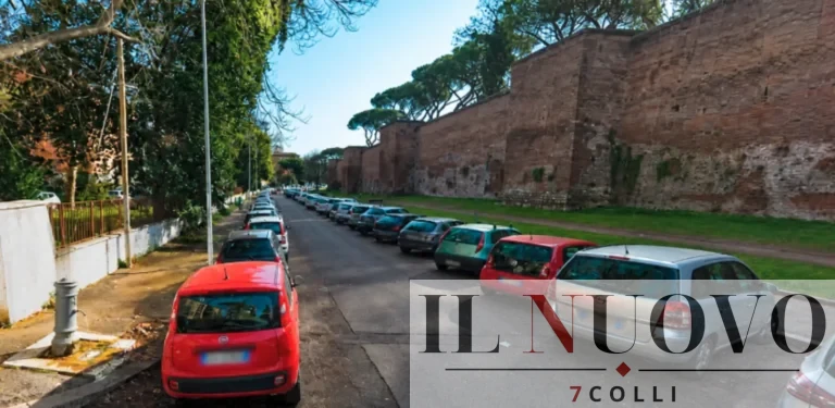 Roma, ciclabile via Metronio, foto Google Maps