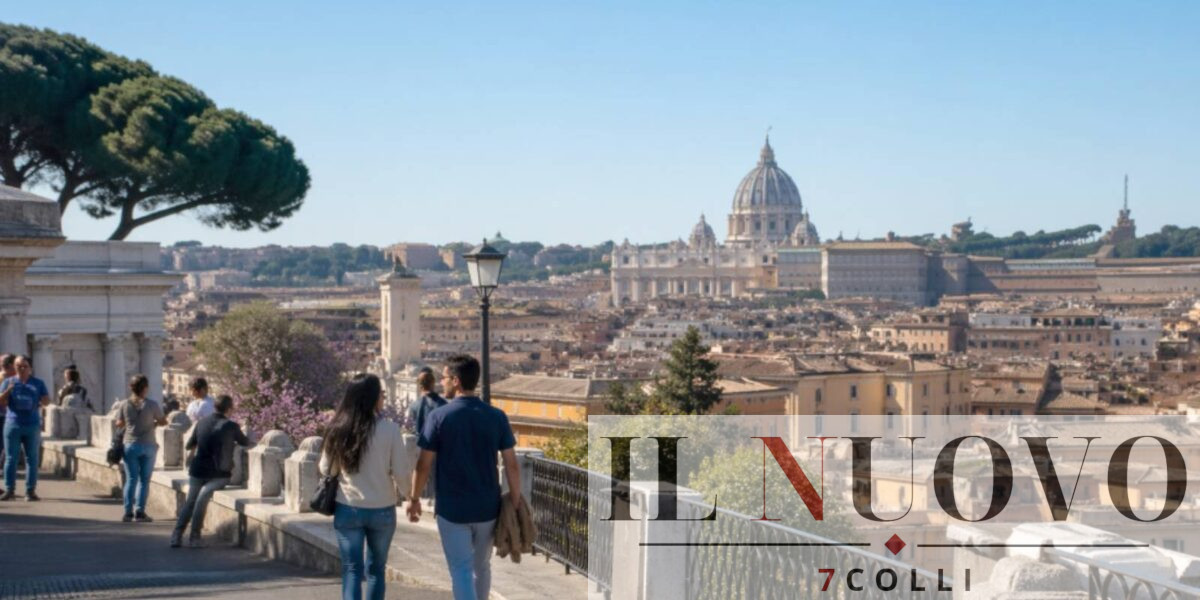 Roma, foto generata con IA
