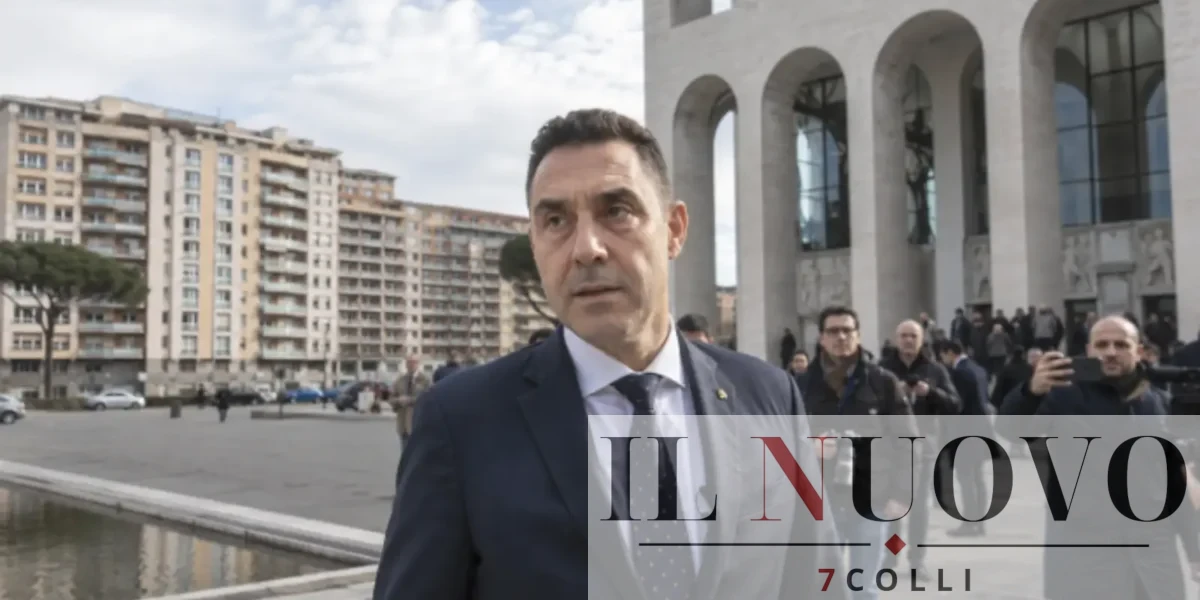 Vannacci a Roma, foto generata con IA