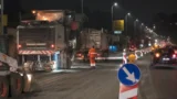 Restyling di via Casilina, cantiere di notte e corsie ristrette, disagi fino a luglio: il tratto interessato