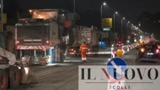 Restyling di via Casilina, cantiere di notte e corsie ristrette, disagi fino a luglio: il tratto interessato