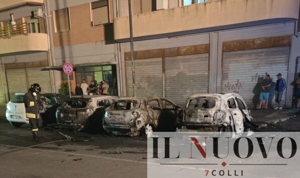 auto a fuoco Pomezia