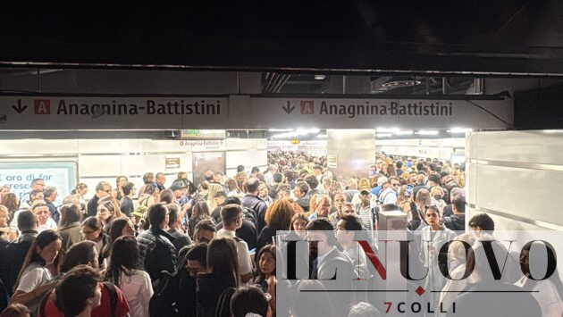 Caos Metro Termini Roma