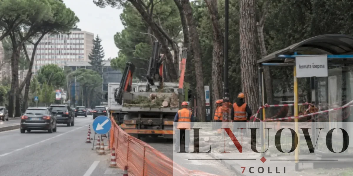 Alberi di Roma, foto generata con IA non rappresentativa dell'articolo