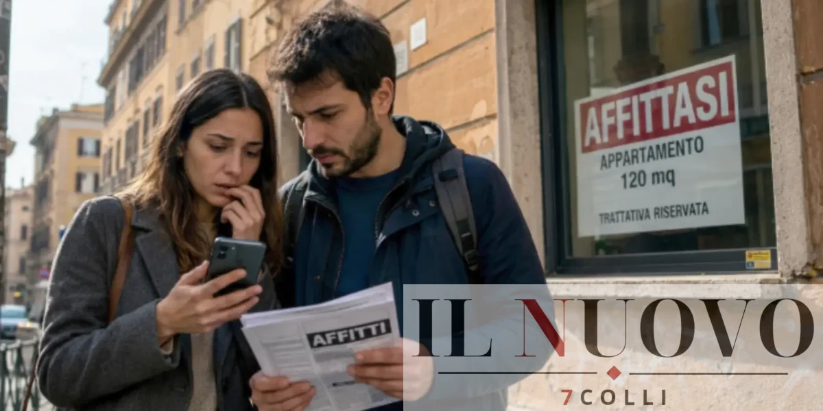 Affitti Roma, foto generata con IA