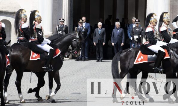 cambio della guardia Carabinieri Quirinale