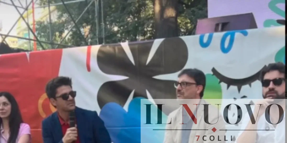 Linda Meleo alla festa dell'Unità di Roma