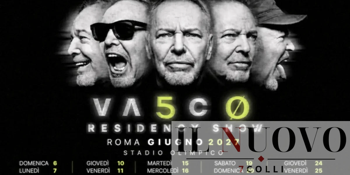 La locandina di Vasco Rossi