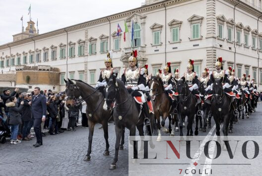 cambio della guardia Carabinieri Quirinale