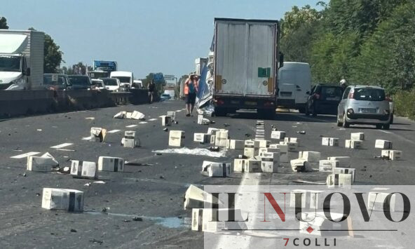 casse vino e spumante sulla Pontina