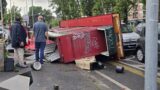 Tromba d’aria a Conca D’Oro, gara di solidarietà dei residenti per il fioraio George e i commercianti colpiti