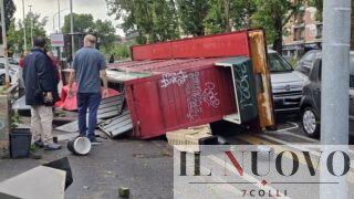 Tromba d’aria a Conca D’Oro, gara di solidarietà dei residenti per il fioraio George e i commercianti colpiti