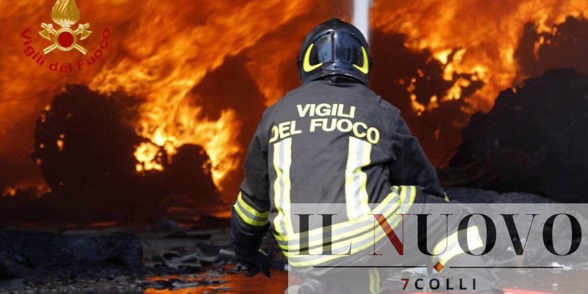 vigili del fuoco incendio