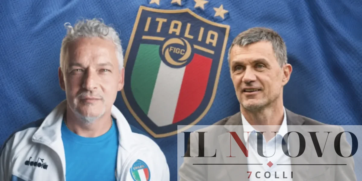 Da sinistra, Roberto Baggio e Oaolo Maldini
