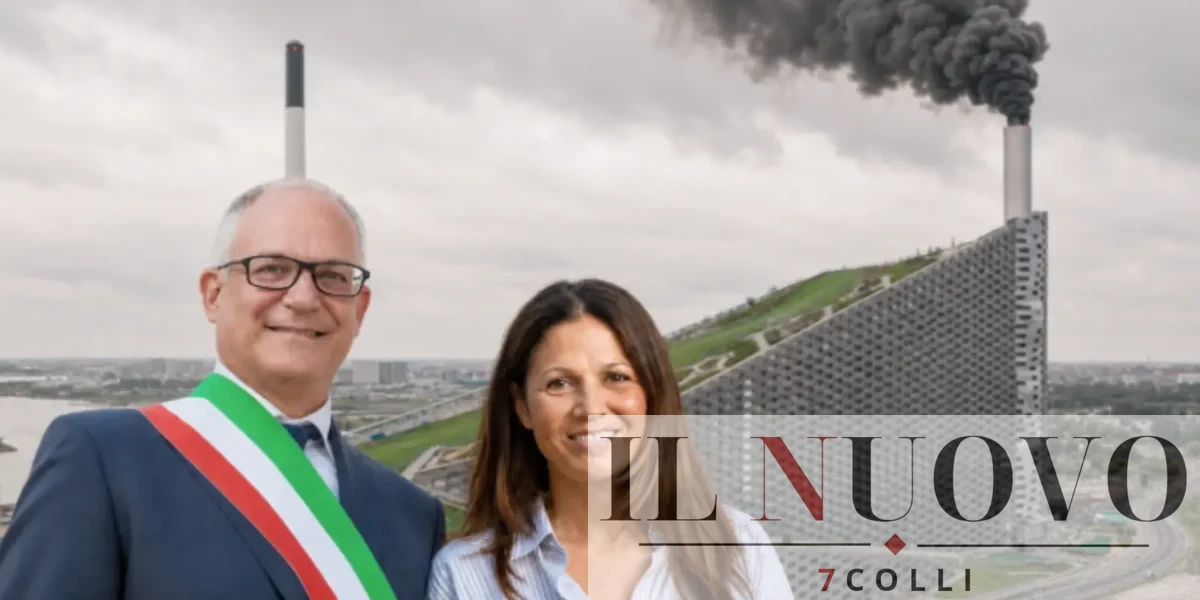 Gualtieri e Baglio, sullo sfondo un inceneritore