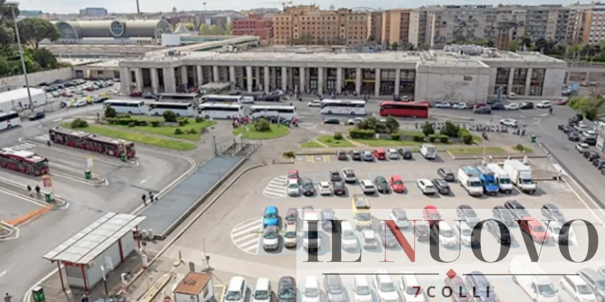 Roma, parcheggio di scambio in piazzale dei Partigiani