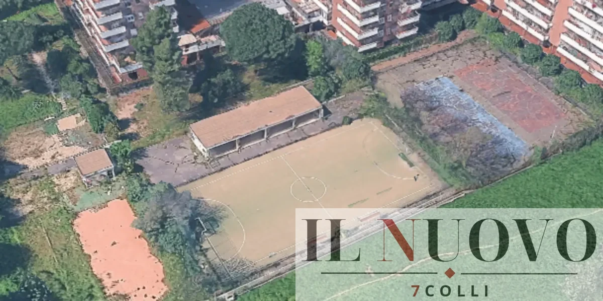 Centro sportivo di Torre Spaccata, foto Google Map
