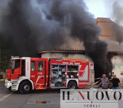 incendio Cisterna di Latina