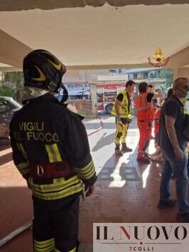 vigili del fuoco incendio