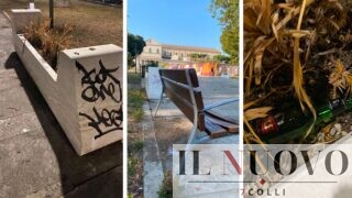 Roma, Parco Schuster nel degrado: piante secche, rifiuti ovunque e panchine roventi senza un filo d’ombra