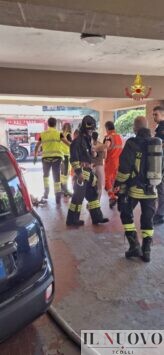 vigili del fuoco incendio