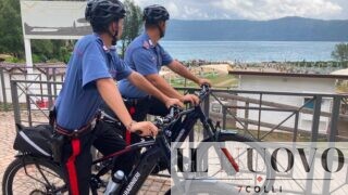 Castel Gandolfo, pedalando in bicicletta… per la sicurezza dei cittadini: Carabinieri in sella all’E-bike per i controlli al centro