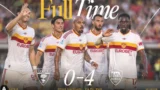 Lecce-Roma 0-4, giallorossi col carrarmato: Malen fa doppietta e Gasperini vola in testa