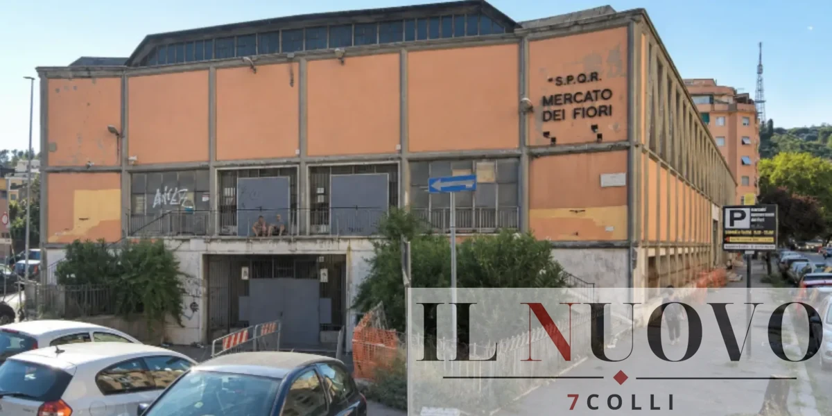 Roma, il mercato dei fiori a trionfale