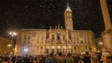 Roma, torna la neve in pieno agosto: spettacolo fino a mezzanotte a Santa Maria Maggiore