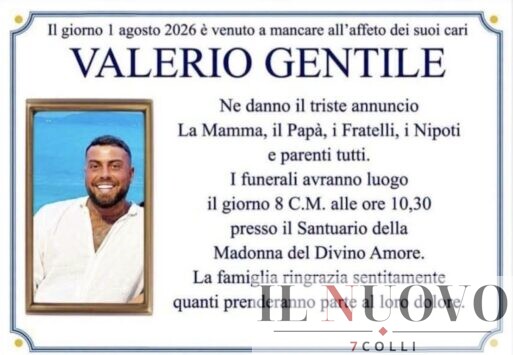 funerali Valerio Gentile