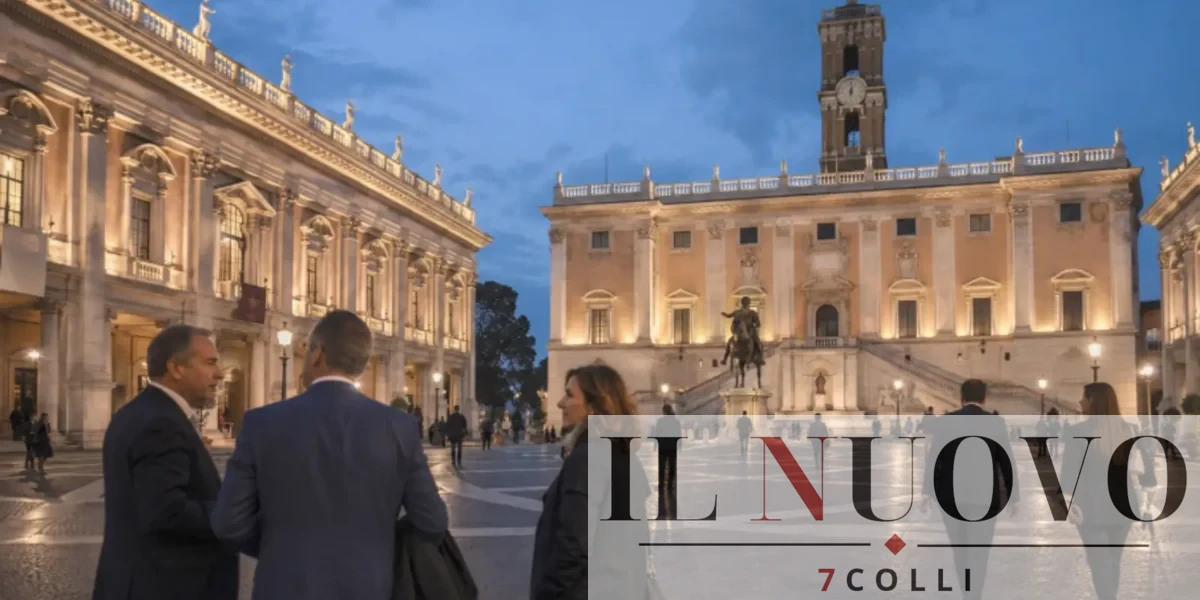 Il Campidoglio di notte