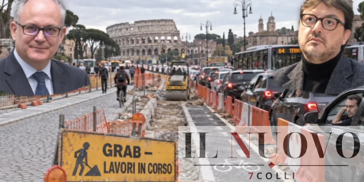 Grab di Roma, foto generata con IA, non rappresentativa dell'articolo, ma solo indicativa